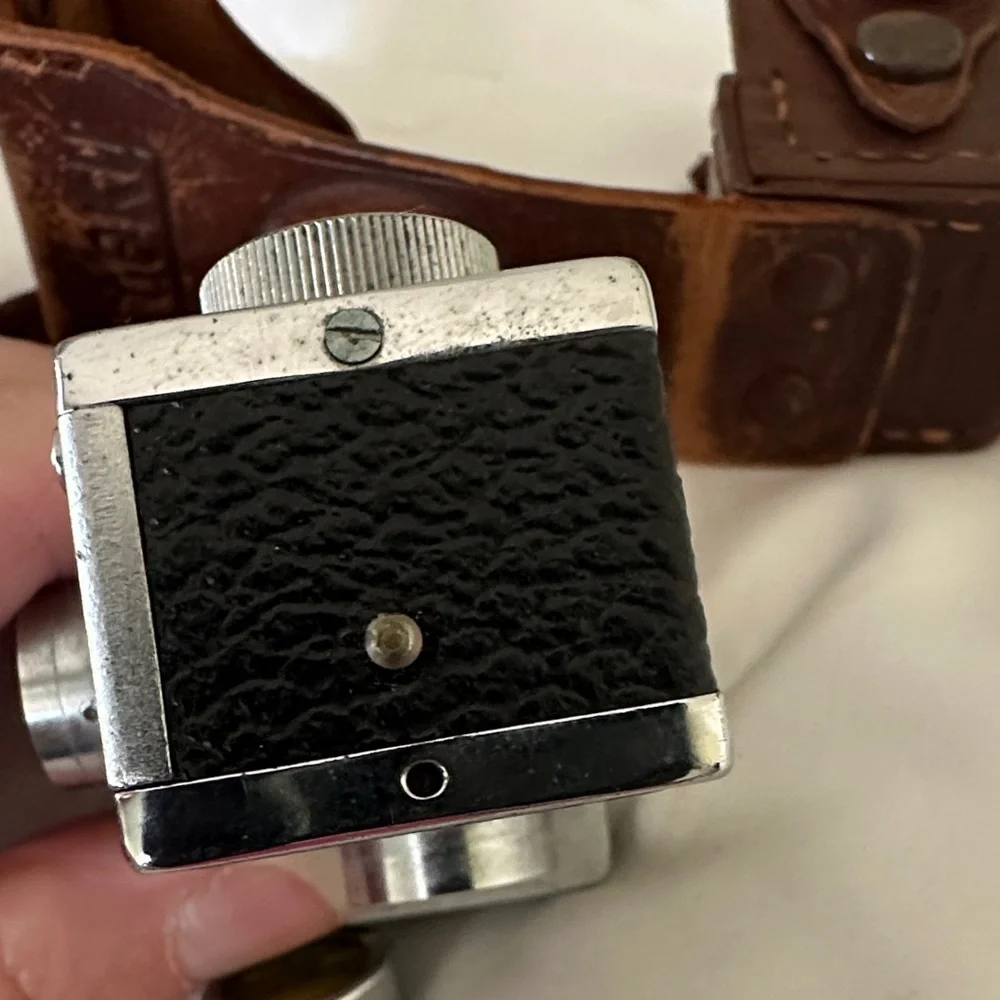 Vintage Subminiature spy Camera in Chrome and Black 📷📸